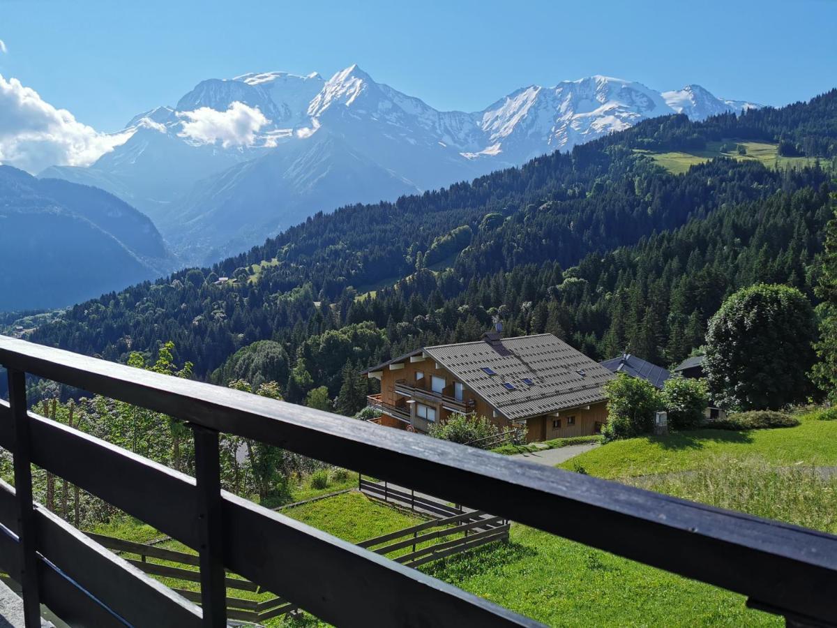 Duo Des Alpages Vue Exceptionnelle Sur Le Mont Blc Apartment แซ็งต์-แฌร์เวส์-เลส์-แบ็งส์ ภายนอก รูปภาพ