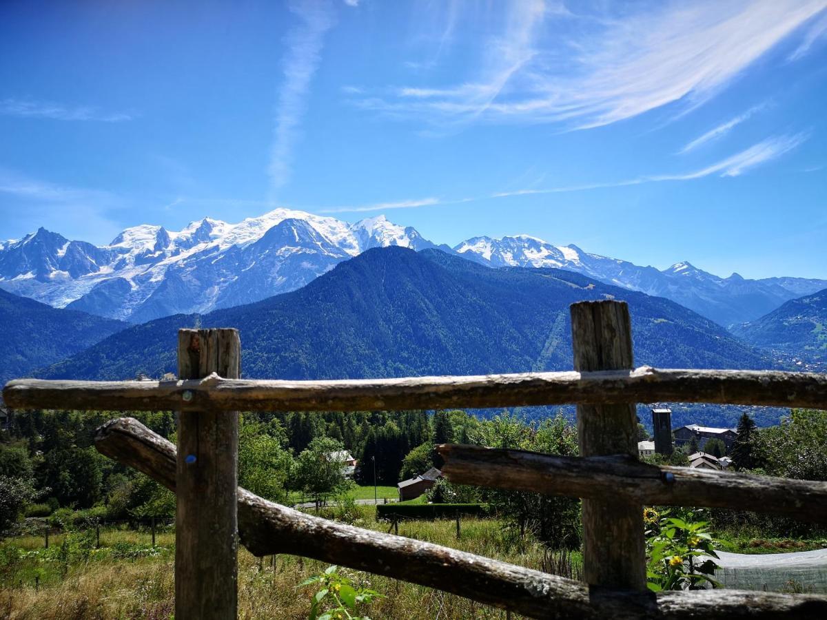 Duo Des Alpages Vue Exceptionnelle Sur Le Mont Blc Apartment แซ็งต์-แฌร์เวส์-เลส์-แบ็งส์ ภายนอก รูปภาพ
