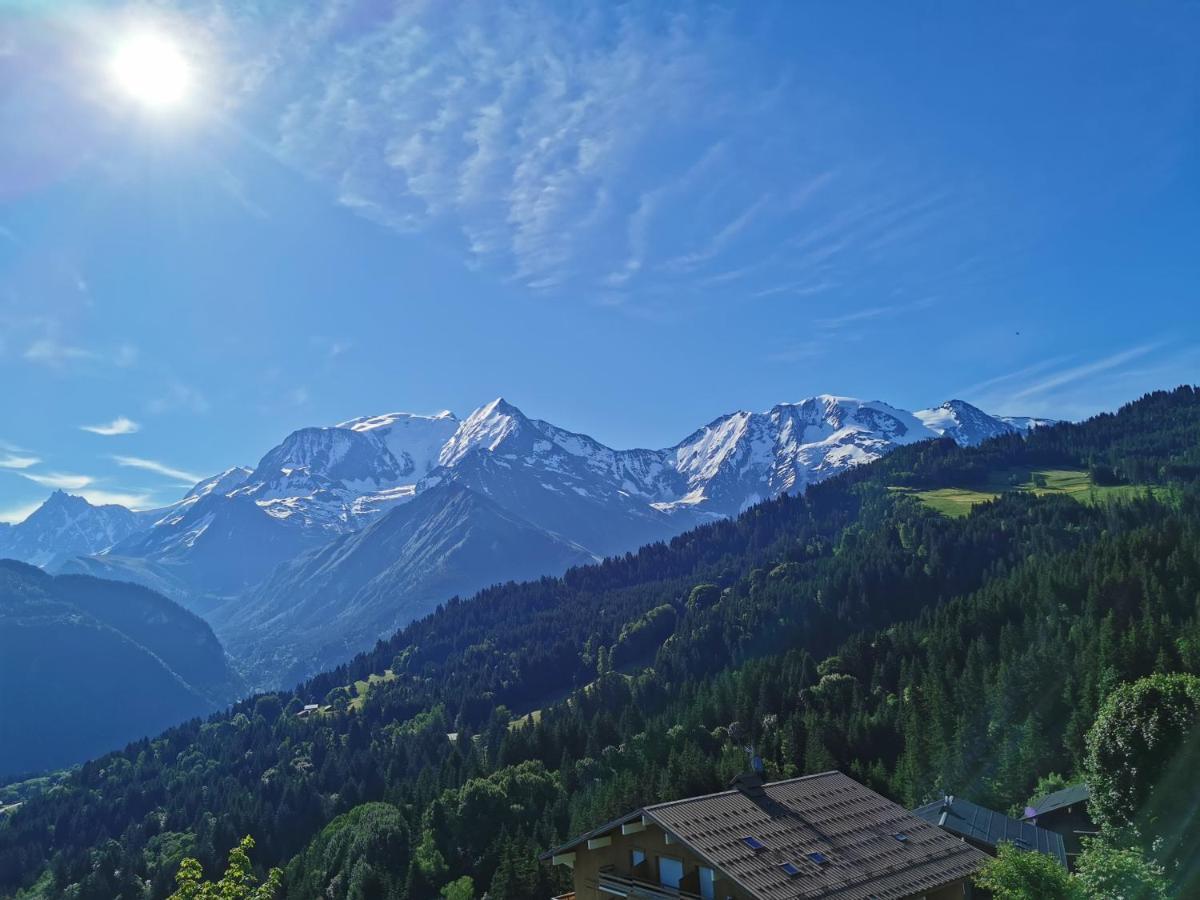 Duo Des Alpages Vue Exceptionnelle Sur Le Mont Blc Apartment แซ็งต์-แฌร์เวส์-เลส์-แบ็งส์ ภายนอก รูปภาพ