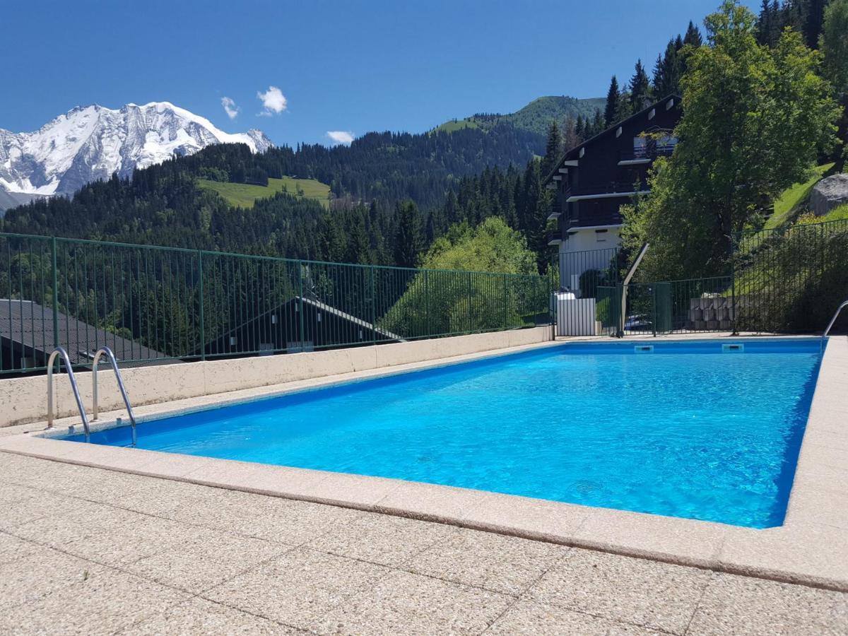Duo Des Alpages Vue Exceptionnelle Sur Le Mont Blc Apartment แซ็งต์-แฌร์เวส์-เลส์-แบ็งส์ ภายนอก รูปภาพ