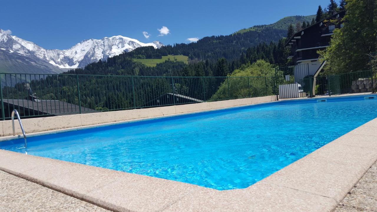 Duo Des Alpages Vue Exceptionnelle Sur Le Mont Blc Apartment แซ็งต์-แฌร์เวส์-เลส์-แบ็งส์ ภายนอก รูปภาพ